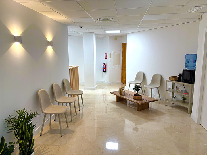 Sala de espera Gaia Jesús Gil Psicólogo Almería